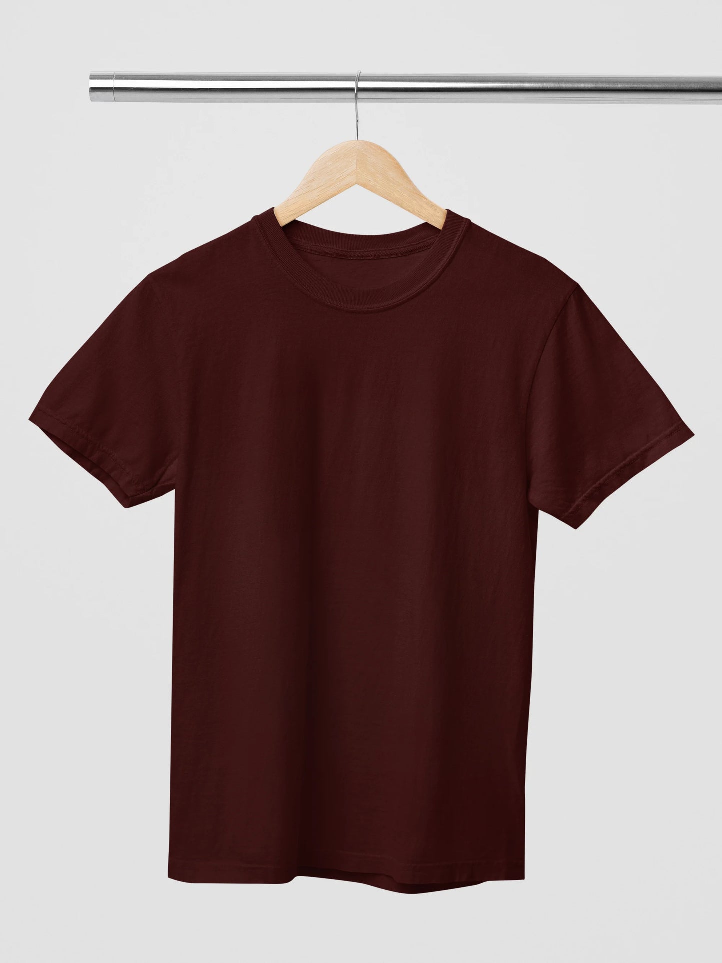 Plain Wine PIMA Cotton Regular Unisex T-Shirt 200-220 GSM