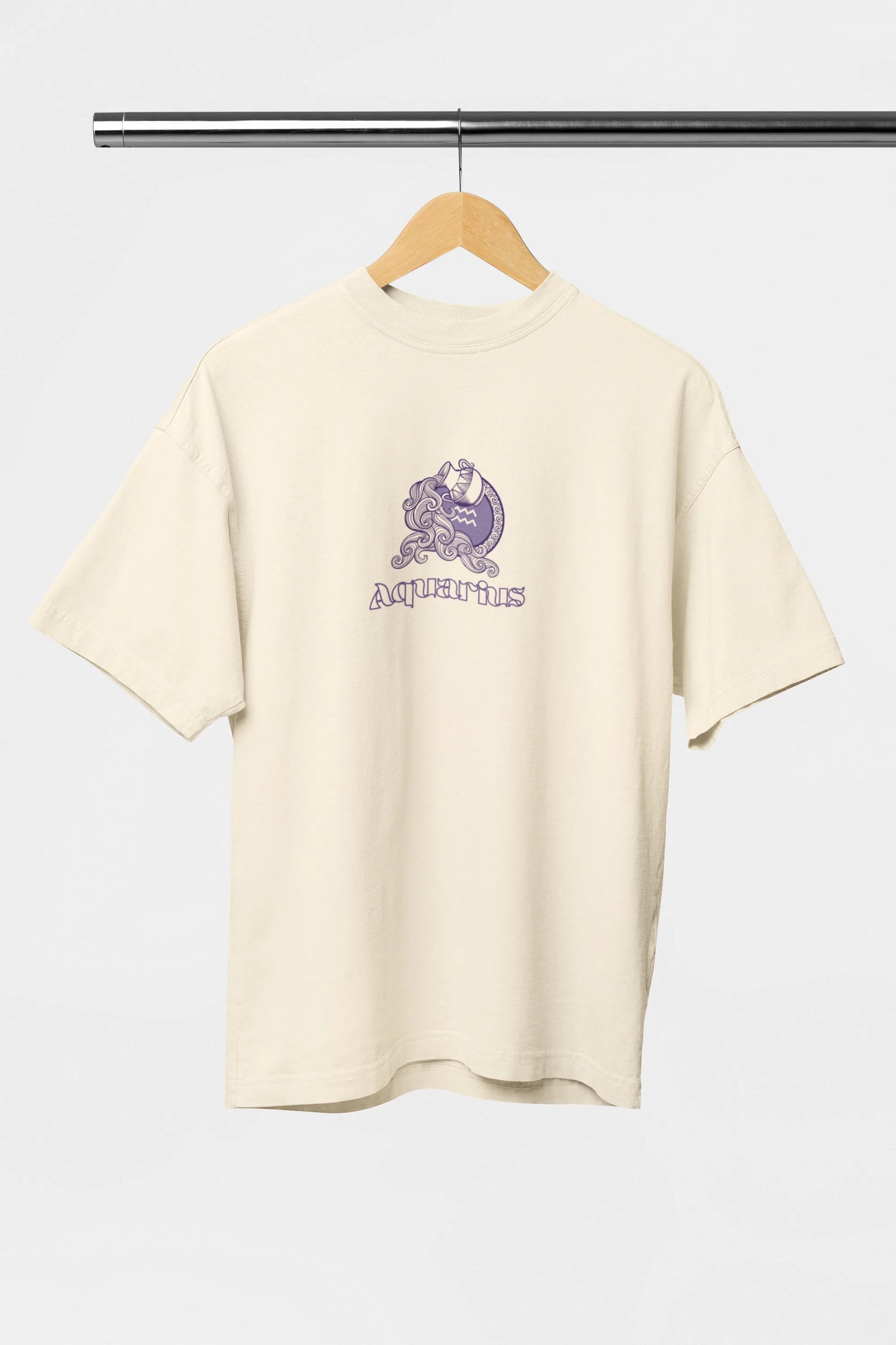 Aquarius Oversized Unisex T-Shirt 220 GSM