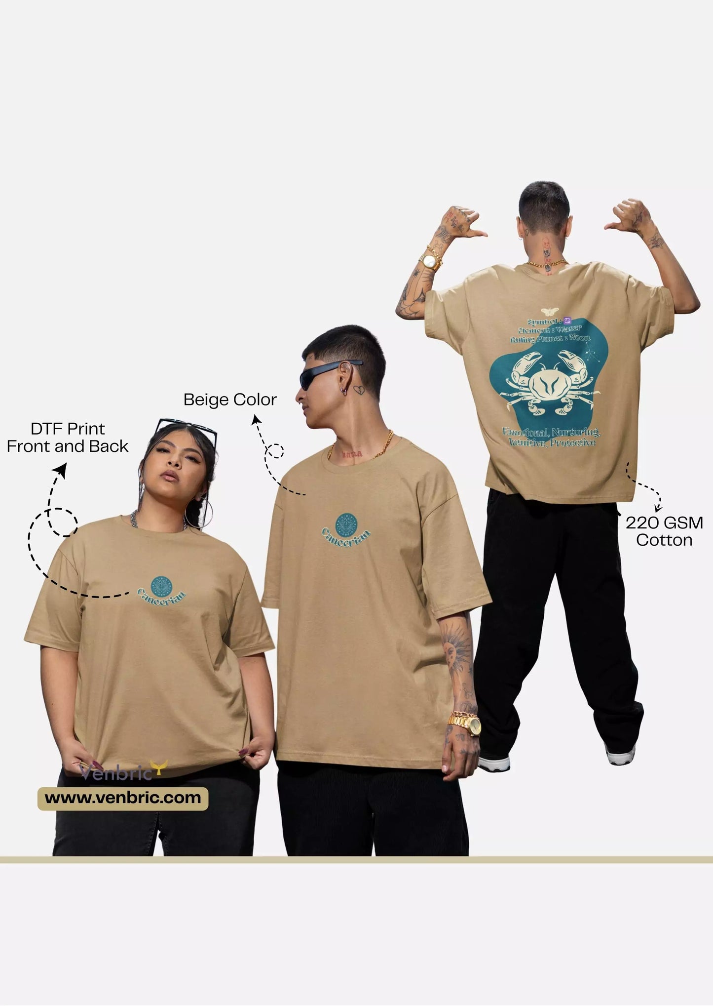 Cancer Unisex T-Shirt 220 GSM