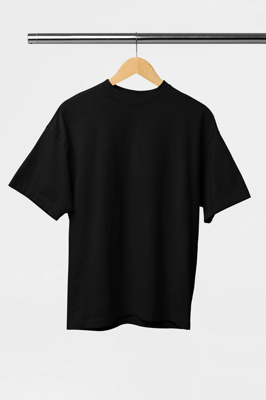 black plain oversized t shirt 220 GSM cotton
lightweight oversized t shirt unisex India
baggy black t shirt streetwear India everyday
minimal oversized t shirt cotton 220 GSM
comfortable oversized t shirt daily wear