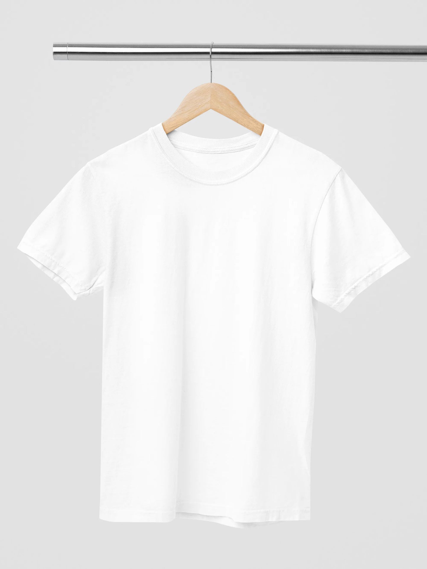 Plain White PIMA Cotton Regular Unisex T-Shirt 200-220 GSM