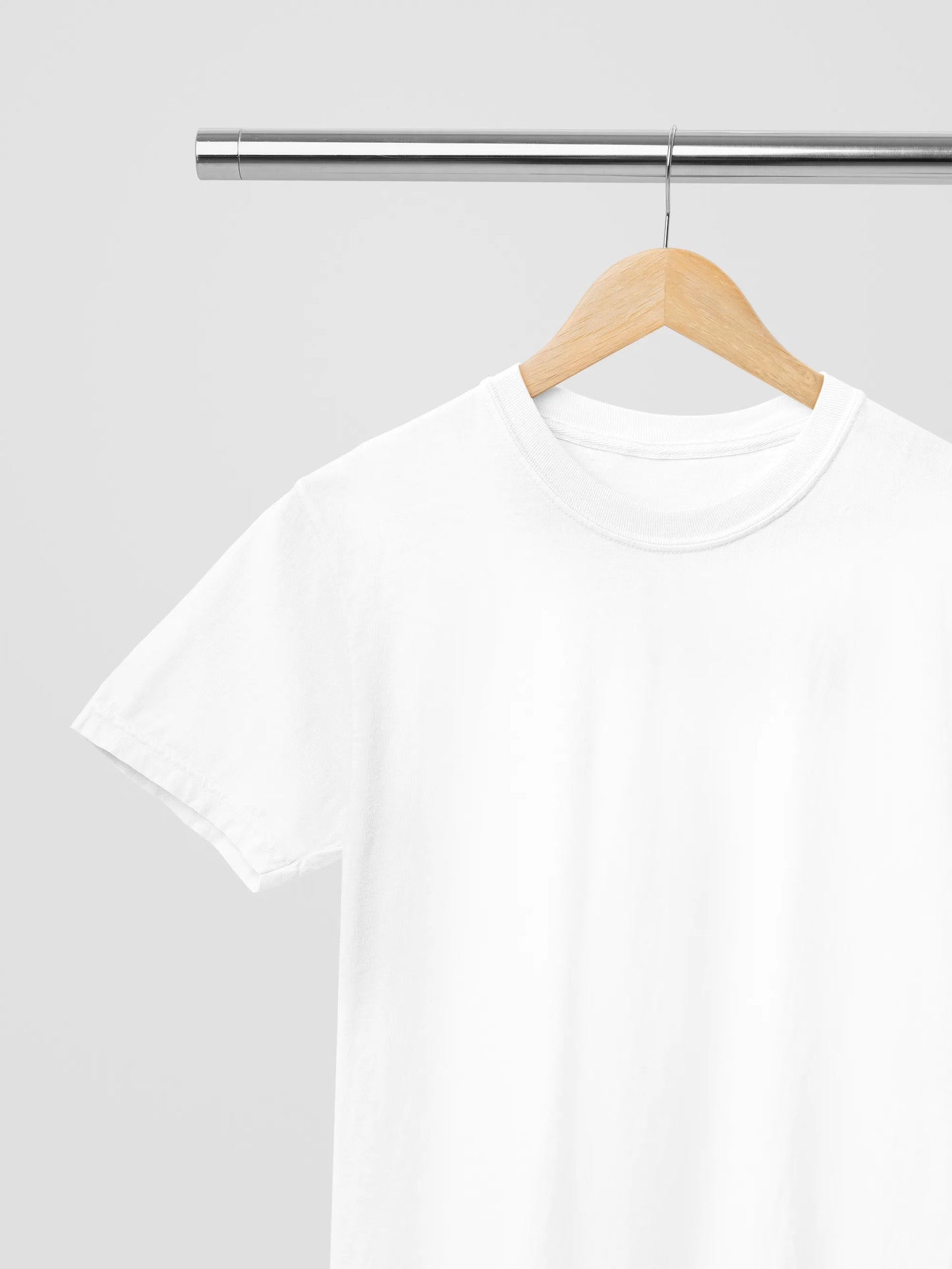 Plain White PIMA Cotton Regular Unisex T-Shirt 200-220 GSM