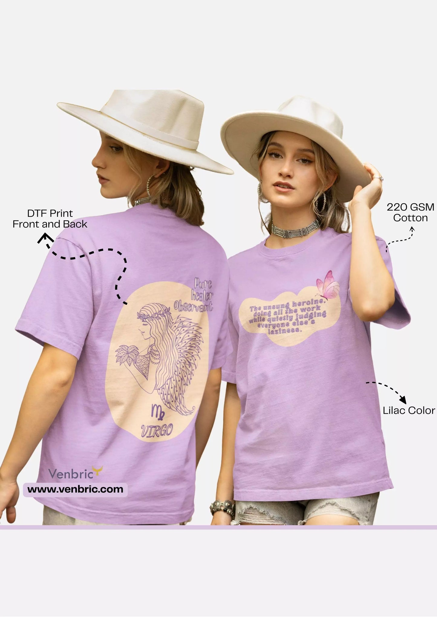 Virgo Unisex T-Shirt 220 GSM