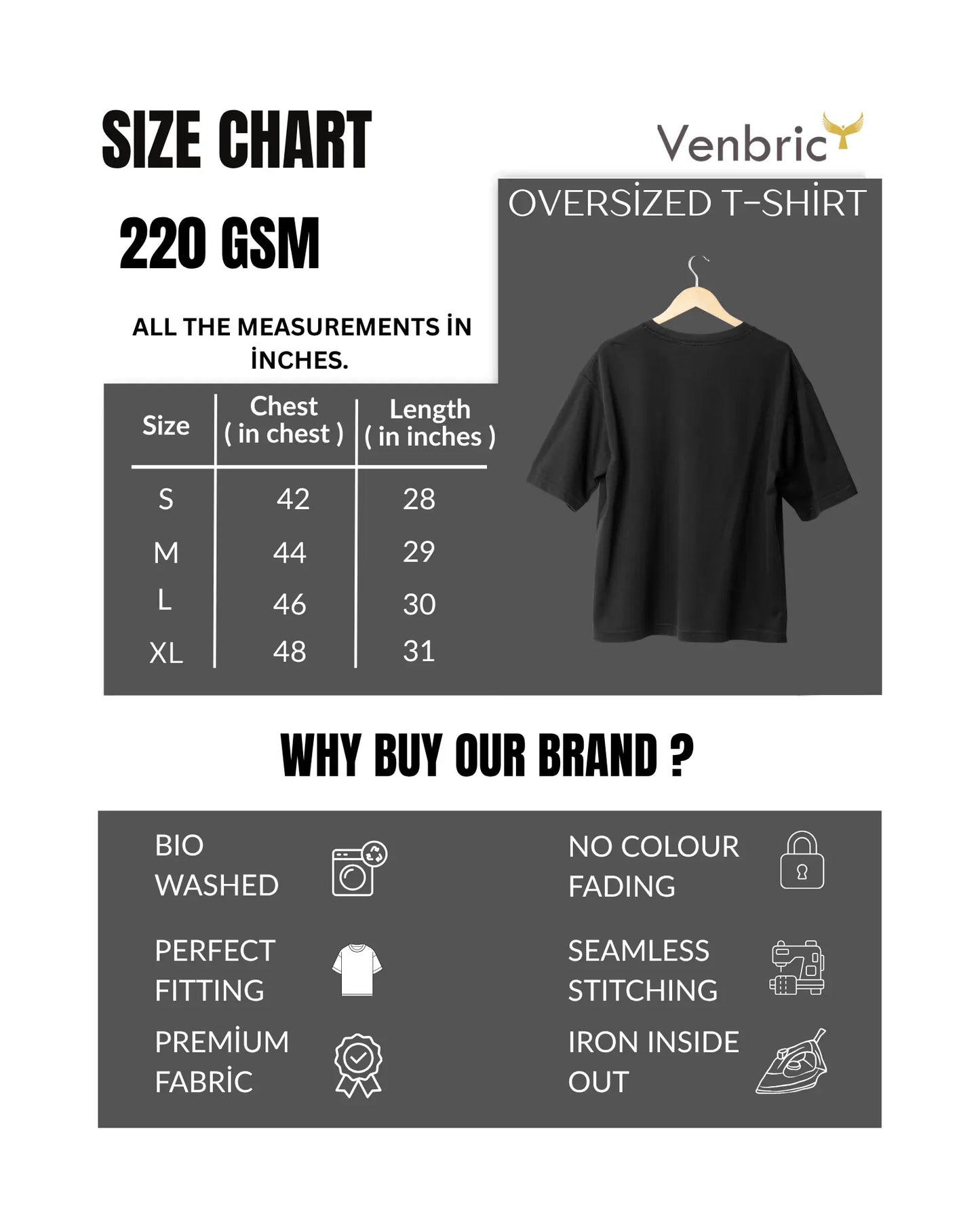 size chart of 