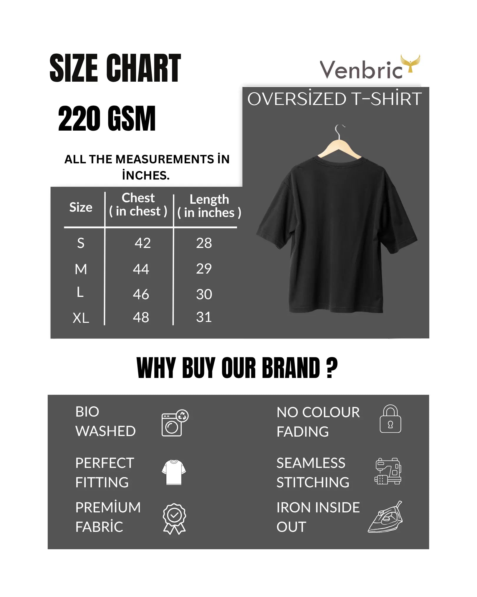 size chart of 