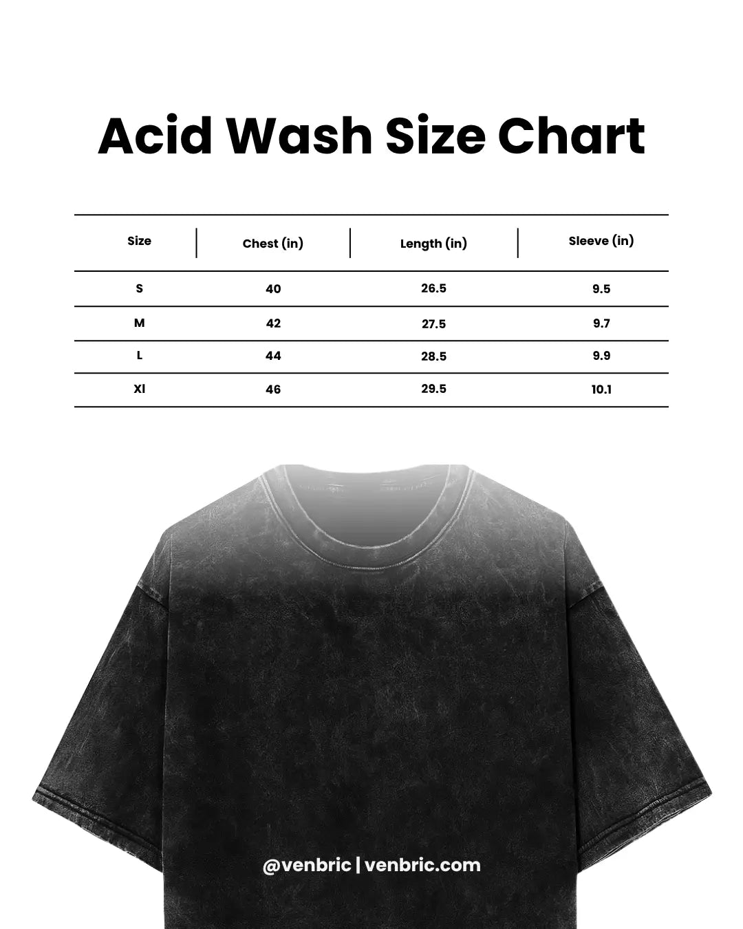 Plain Acid Wash Oversized T-Shirt