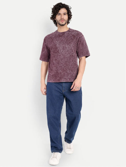 Plain Acid Wash Oversized T-Shirt