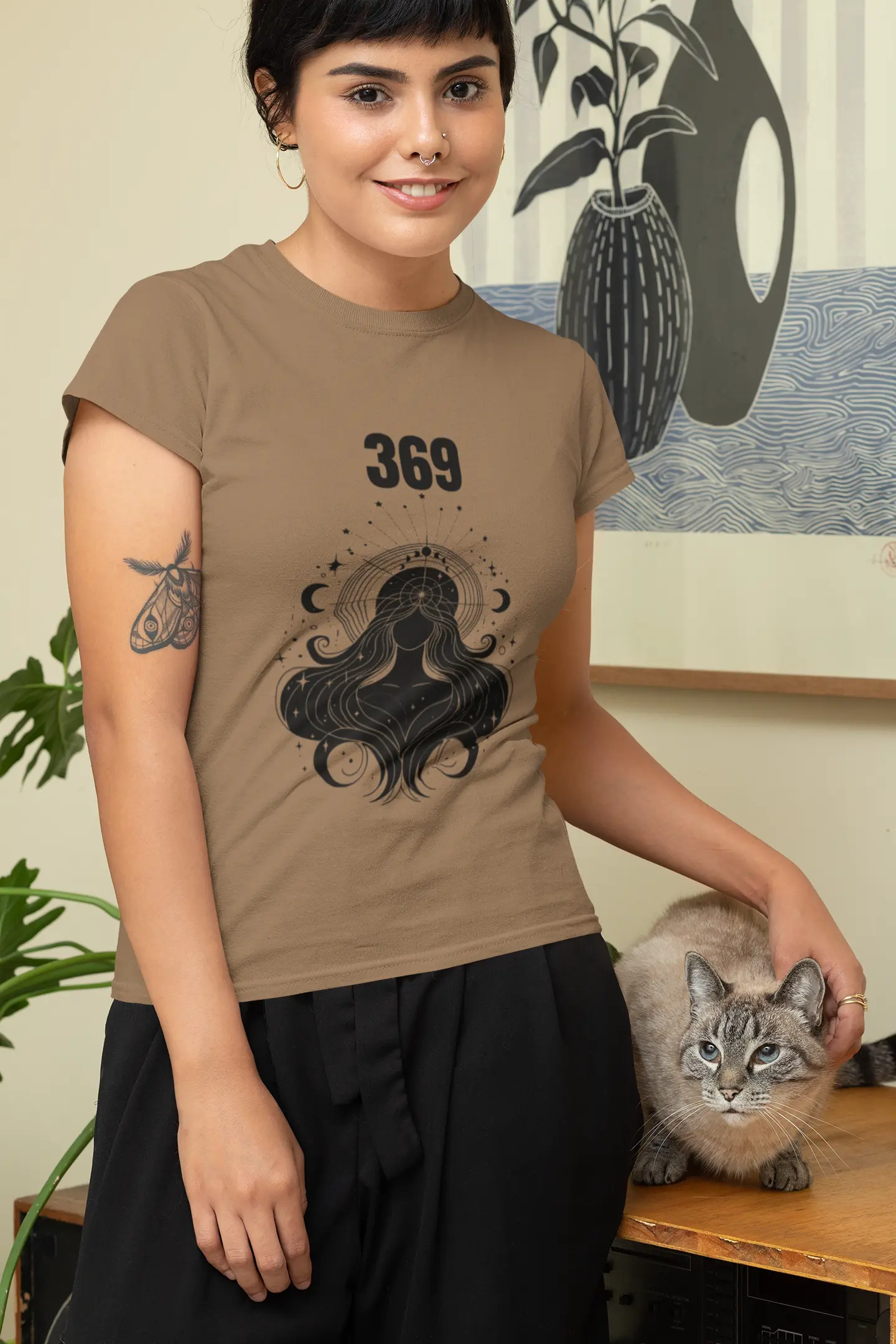 Angel Number 369 Universe Code Regular Fit T-Shirt for Women