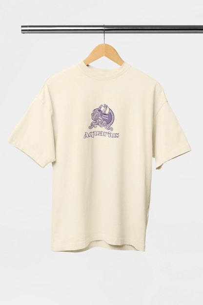 Aquarius Oversized Unisex T-Shirt 220 GSM