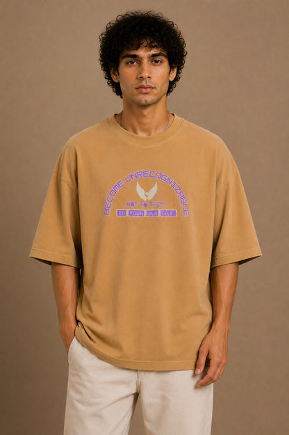 Become Unrecognizable Beige Unisex T-Shirt