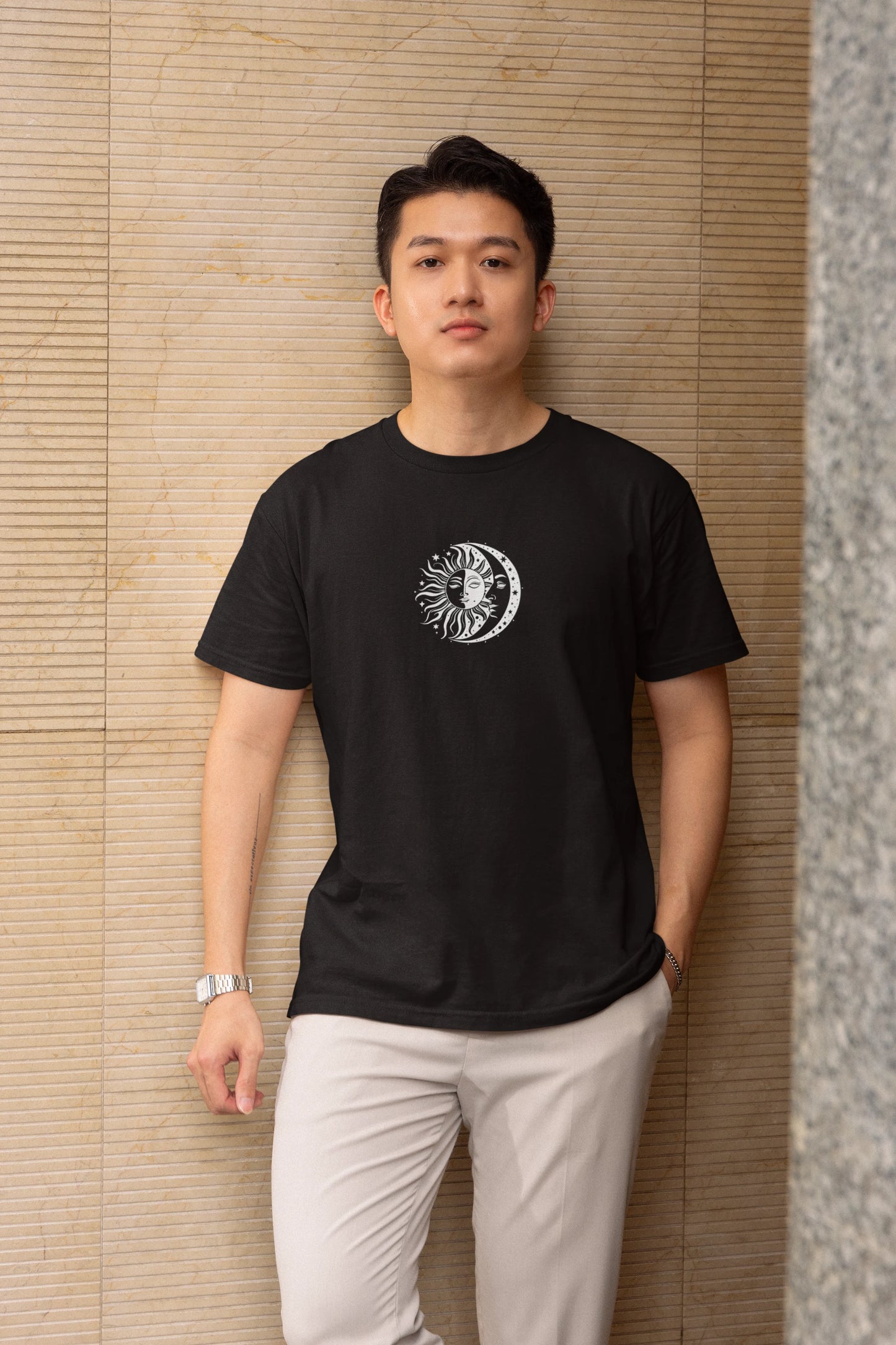 Sun and Moon Graphic Tee for Men & Women