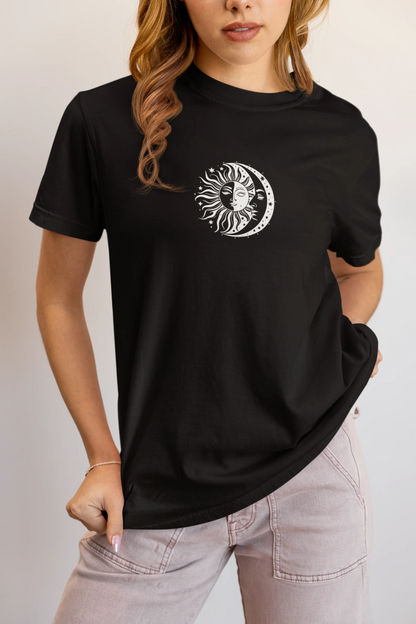 Sun and Moon Graphic Tee for Men & Women