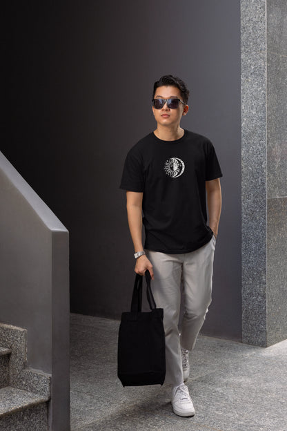 Sun and Moon Graphic Tee for Men & Women