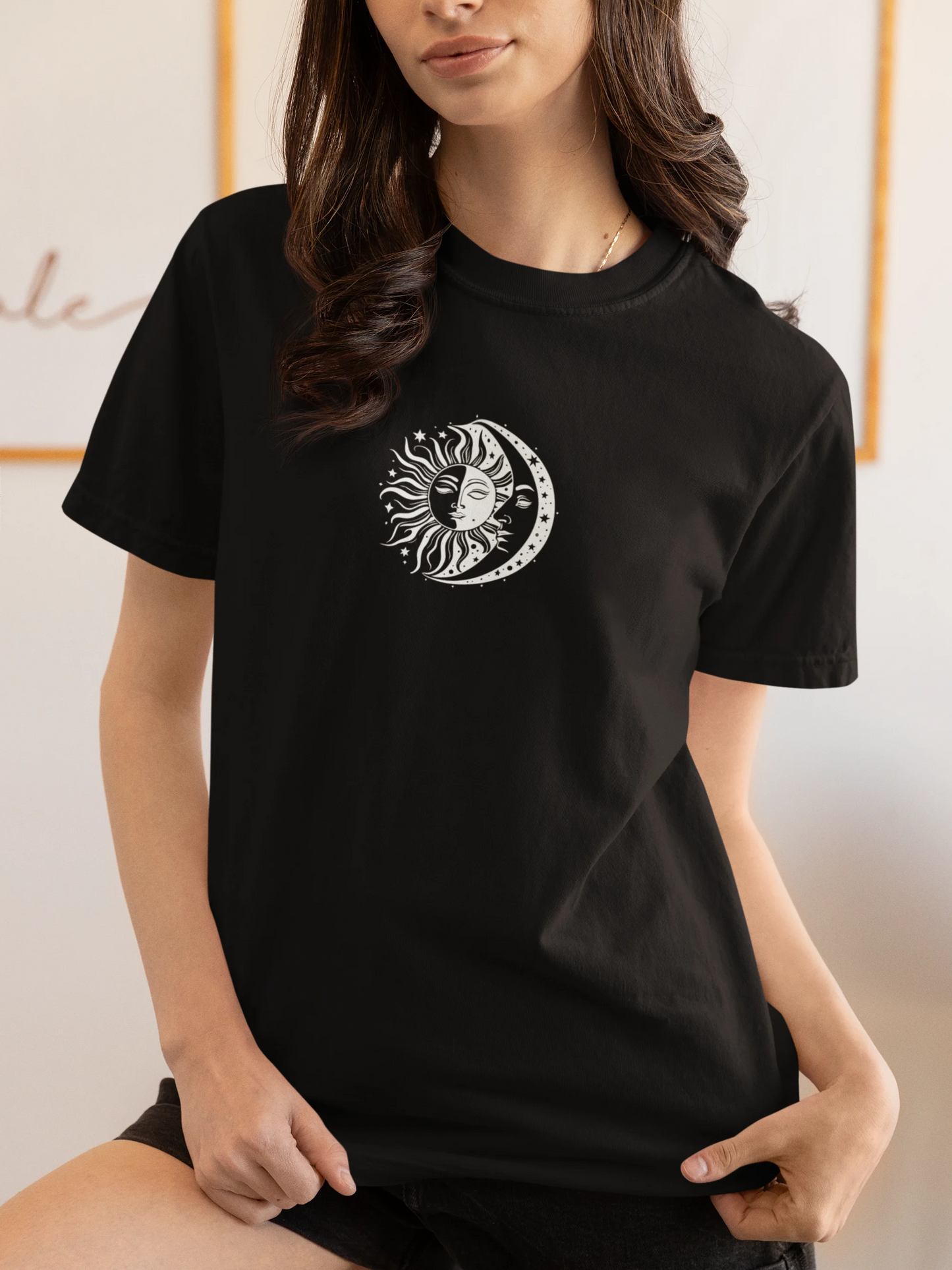 Sun and Moon Graphic Tee for Men & Women