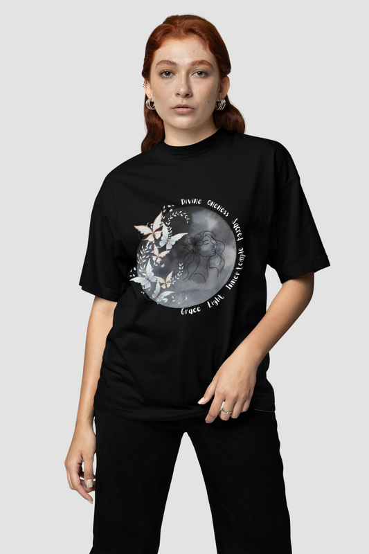 Moon Oversized T-Shirts 240 GSM
