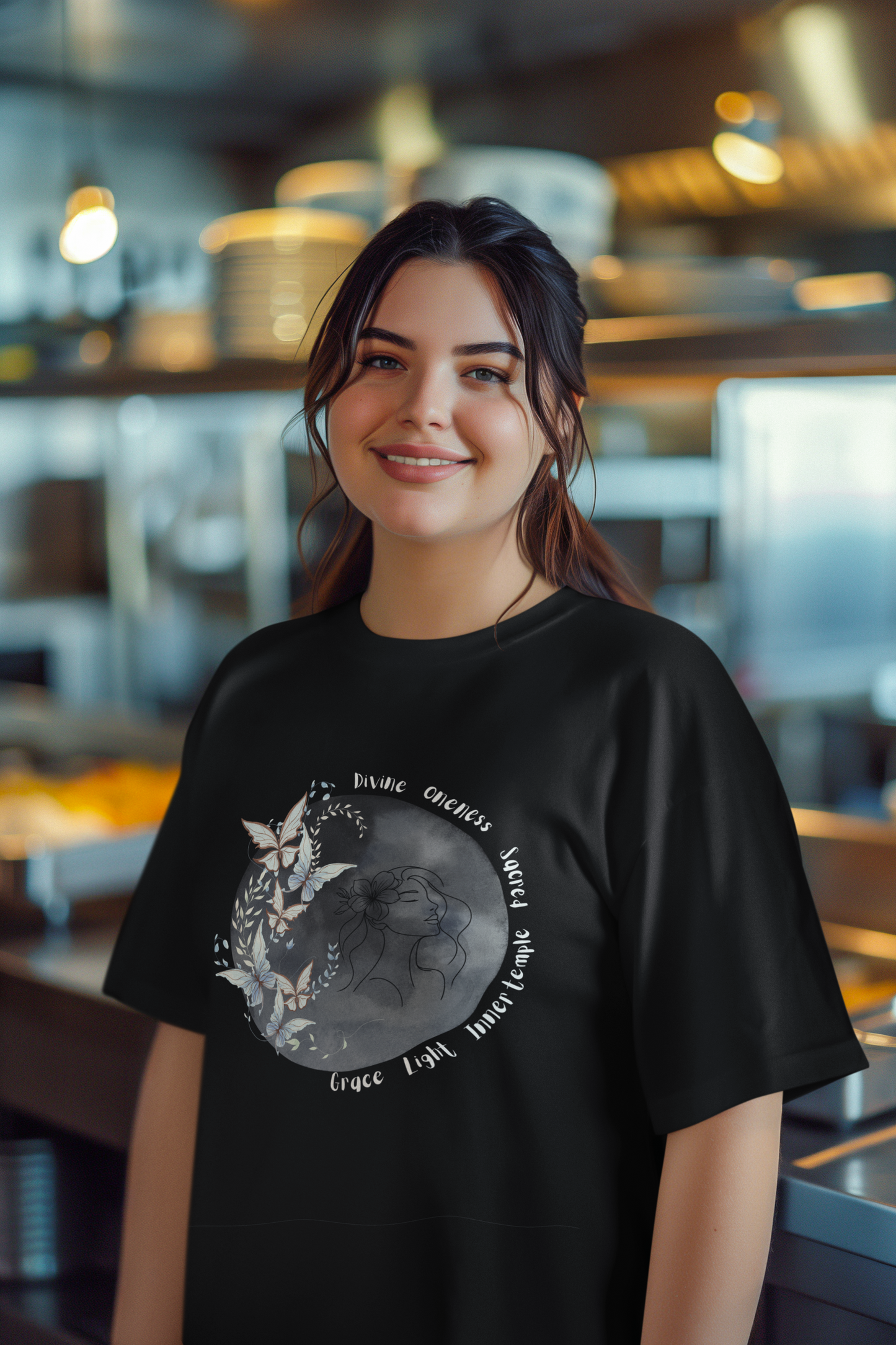 Moon Oversized T-Shirts 240 GSM