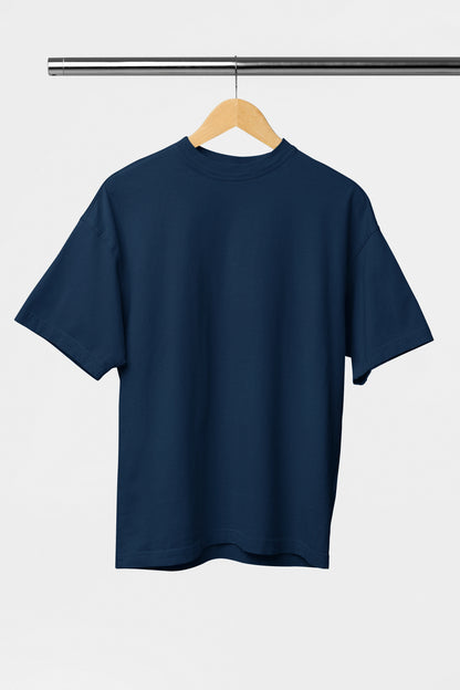 dark blue plain oversized t shirt unisex India
plain dark blue oversized t shirt 220 GSM cotton
baggy dark blue t shirt streetwear India
minimal oversized t shirt dark blue men women
everyday oversized t shirt cotton 220 GSM