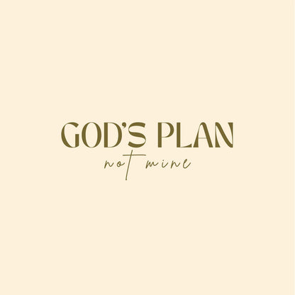 gods plan not mine tshirt for men and women 
