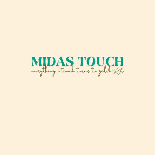 midas touch manifestation tshirt for men and women