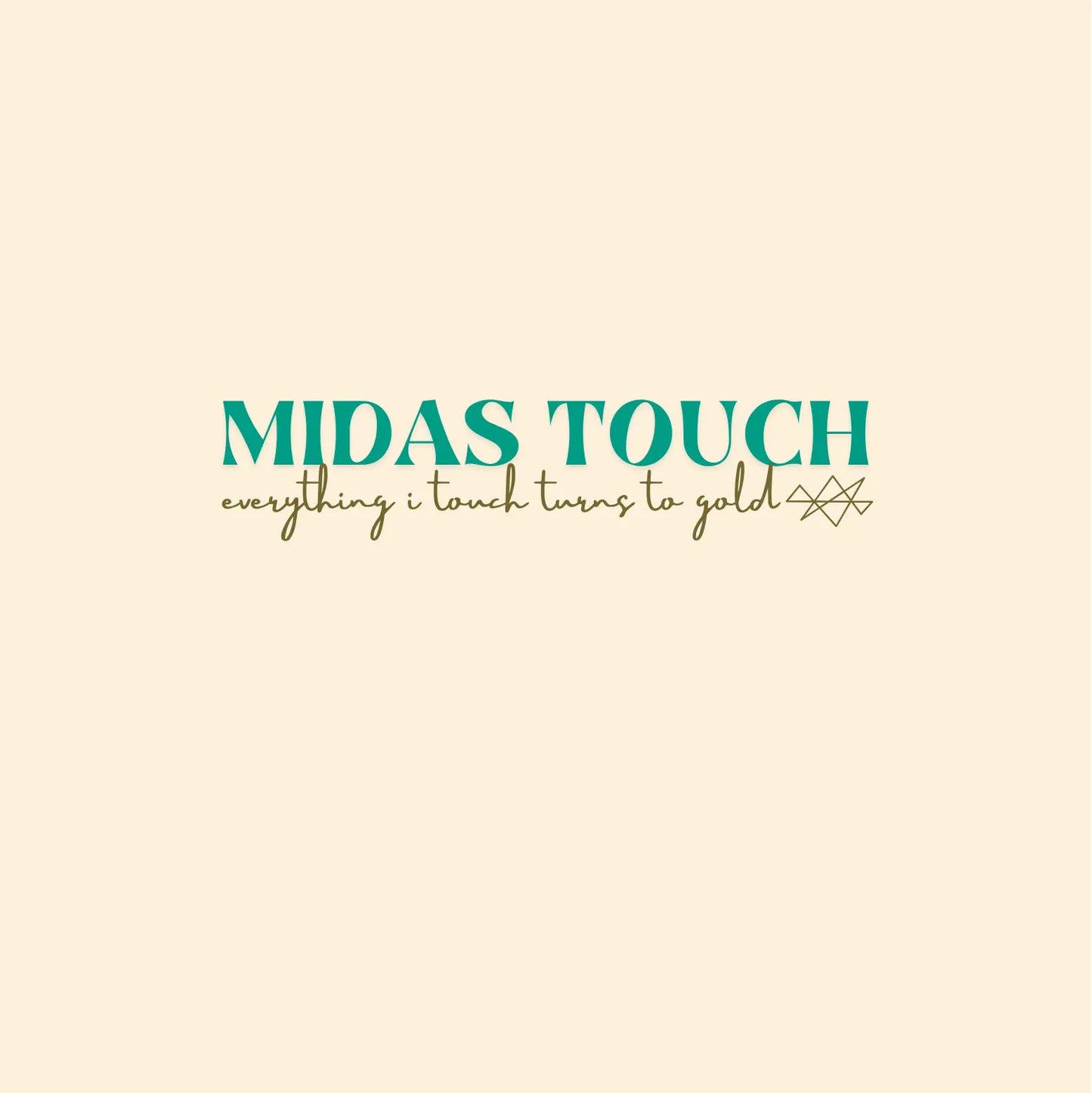 midas touch manifestation tshirt for men and women