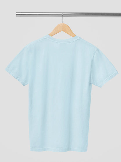 Plain Ice Blue PIMA Cotton Regular Unisex T-Shirt 200-220 GSM