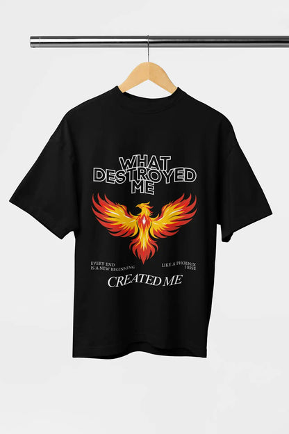 Motivational phoenix artwork symbolizing resilience and transformation