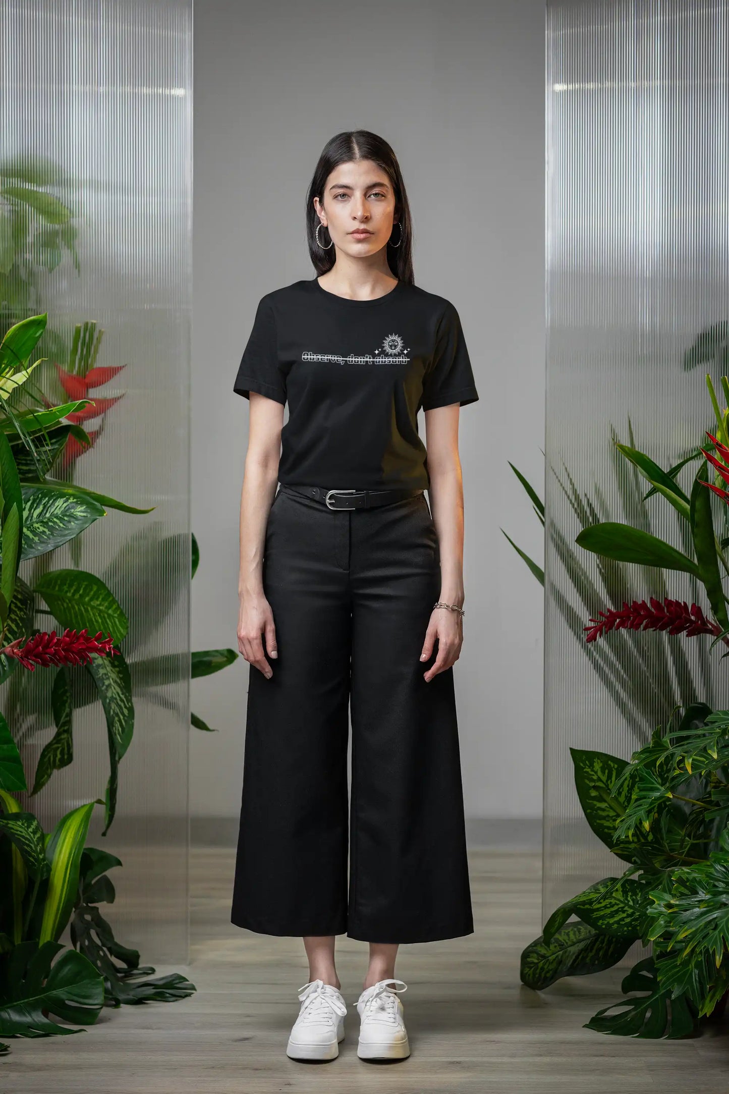Observe Don’t Absorb statement graphic men and women tee